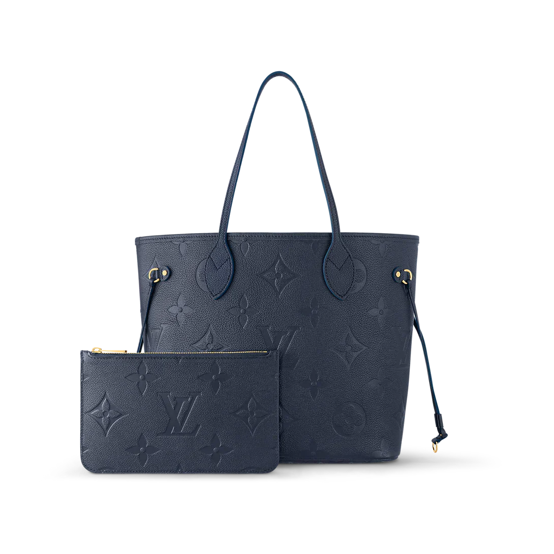 Louis Vuitton Neverfull MM Navy Blue